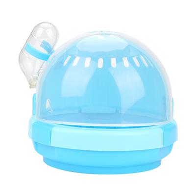 Small Portable Breathable Pet Animal Hamster Cage Case Travel Outdoors