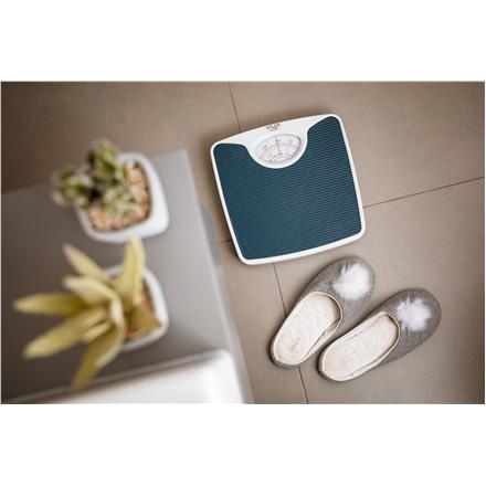 Adler | Mechanical Bathroom Scale | Ad 8151B | Maximum Weight (Capacity) 130 Kg | Accuracy 1000 G | Blue/White