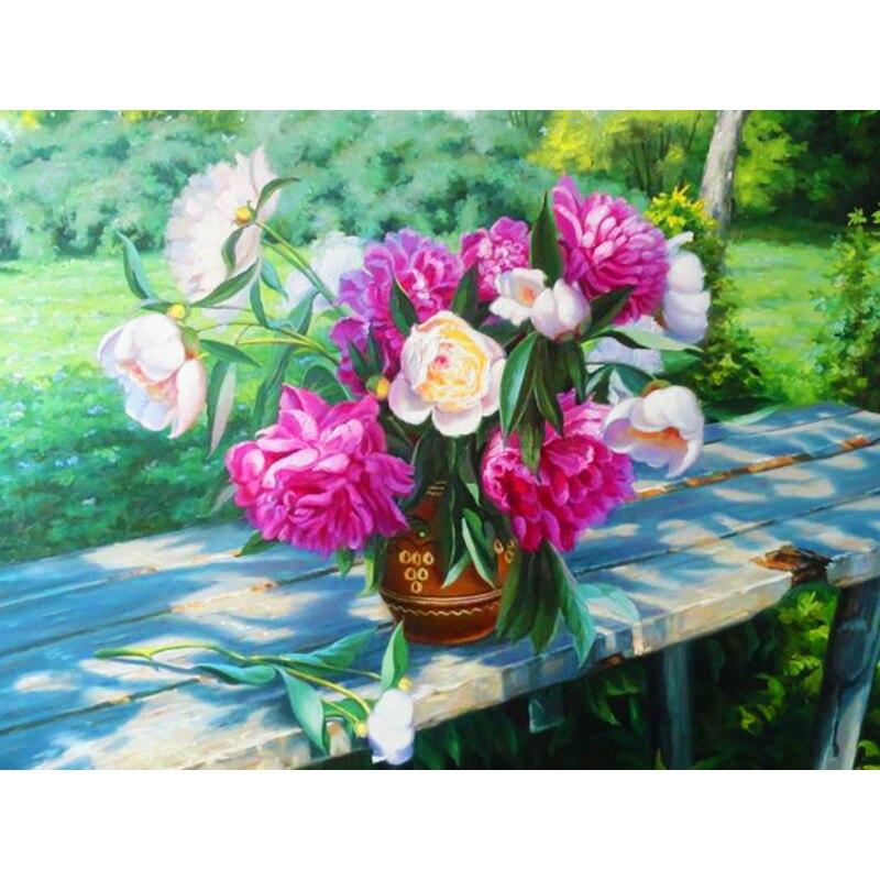 Neue 5D DIY Diamant Malerei Frische Blumen Diamant Stickerei Landschaft Kreuz Stich Volle Runde Bohrer Handwerk Wohnkultur Geschenk