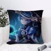 Genshin Impact Scaramouche Cushion Cover Eco Linen Pillow Case DoubleSided Print Breathable Durable Zipper Home Decor Gift