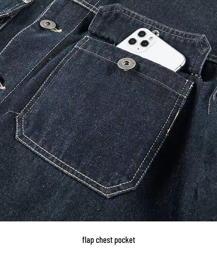 Herren Winter Jeansjacke mit Fleecefutter – Warme Lammwolle, Winddicht, Verdickt, Kältebeständiger Mantel