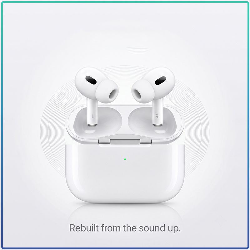Air Pro 2. Generation TWS Personalisierte Räumliche Audio Bluetooth Ohrhörer Touch-Steuerung & IP54 Wasserdichte Kabellose Kopfhörer mit USB-C-Kabel