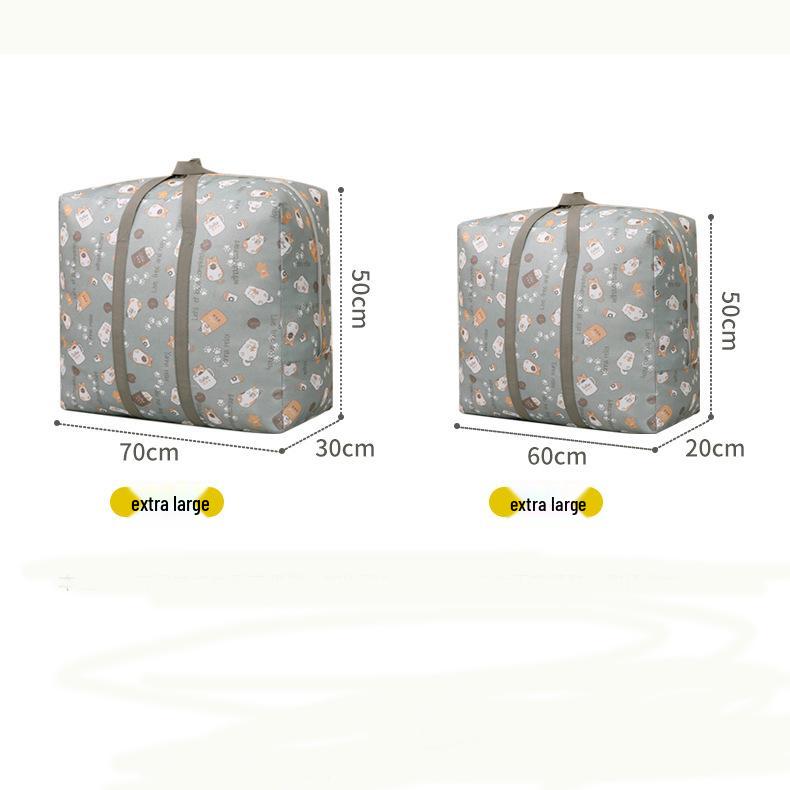 Oxford Cloth Zippered Storage and Moving Bag for Clothes and Quilts