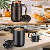 Foldable Portable Coffee Filter Coffee Maker Stainless Steel Double-Layer Drip Coffee Tea Holder No Filter Paper Odor Reusable Pour