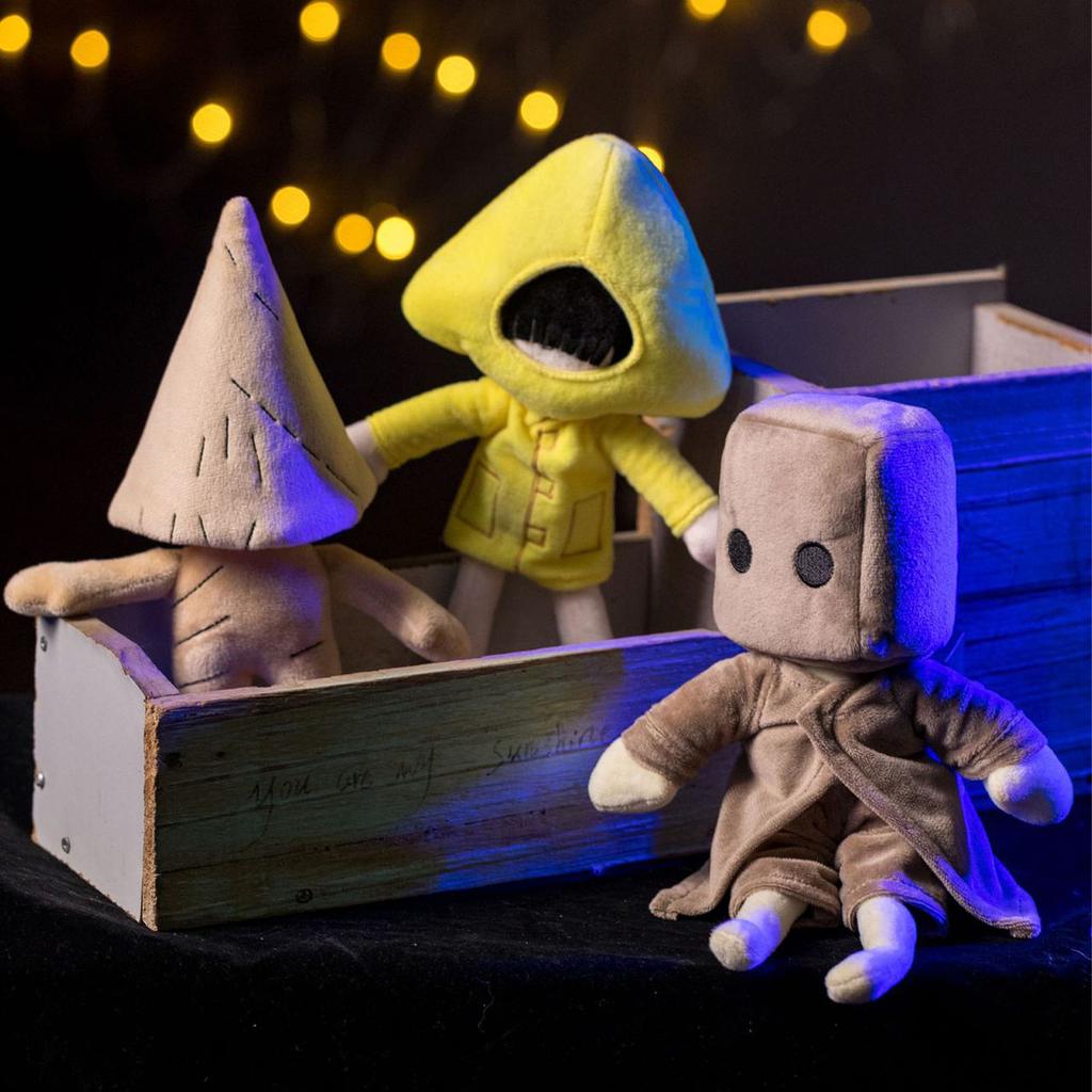 Little Nightmares 2 Game Peripheral Plush Toy Box Man, 30cm, Little Six Doll Box Man