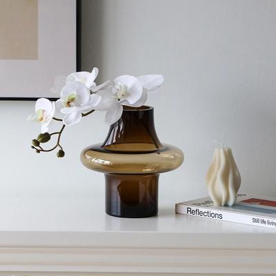 Decorative Vase Nordic Style Home Interior Vases Minimalist Glass Flower Bottle Living Room Vases for Centerflowers of Tables