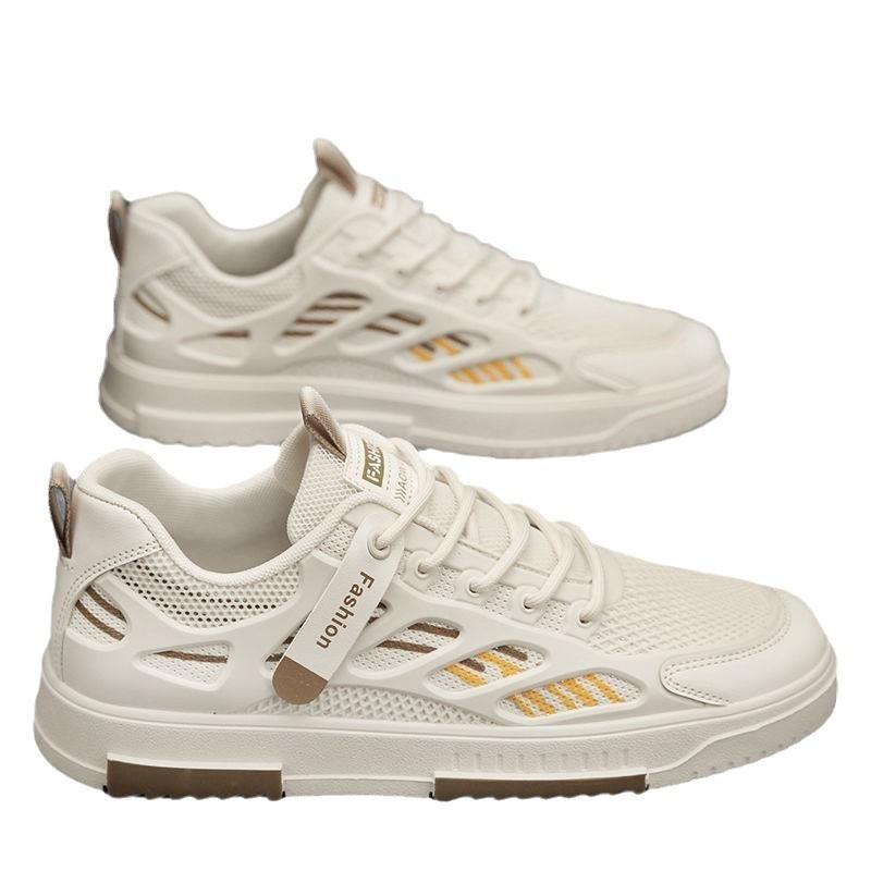Summer board shoes men's trendy shoes soft sole comfortable breathable low-top casual shoes mesh shoes P men's shoes