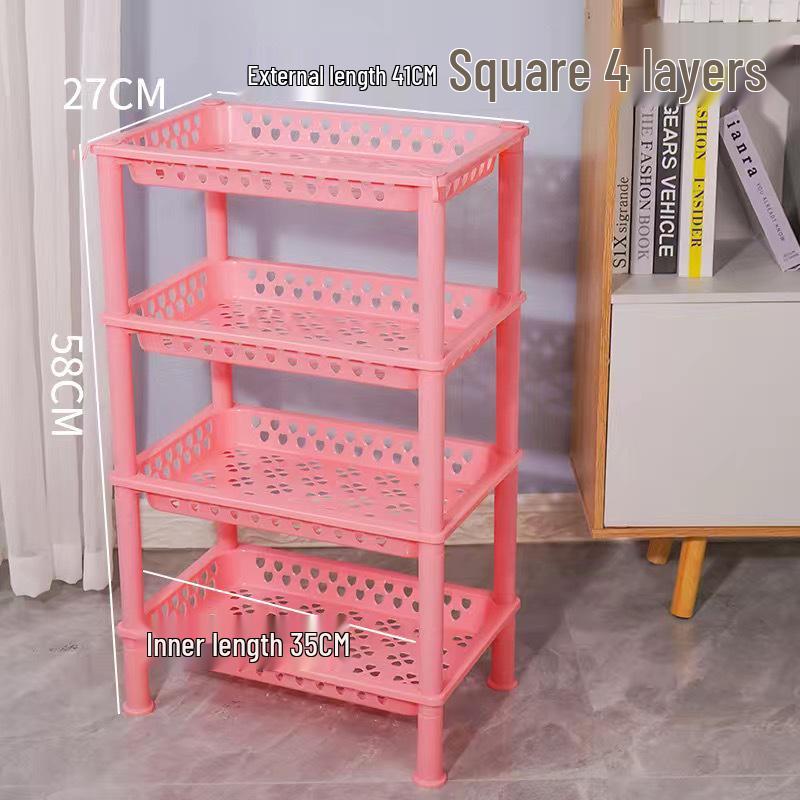 Multi-layer Storage Rack for Kitchen and Bathroom