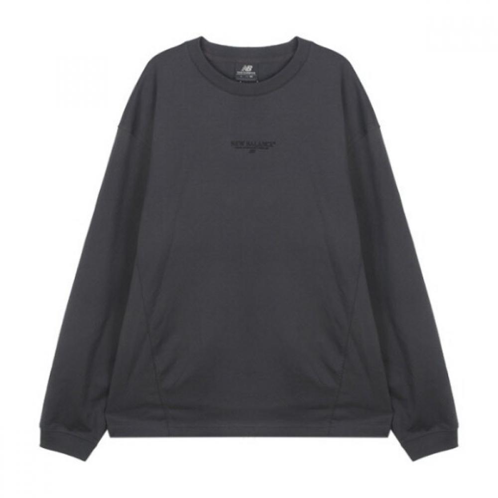 New Balance Essential Lettering Long Sleeve Tee Uni Dqj Nbndfco303 60 100
