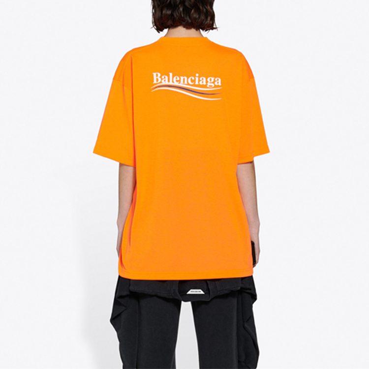 Balenciaga T Shirt Women's Orange 641655TKVE87073