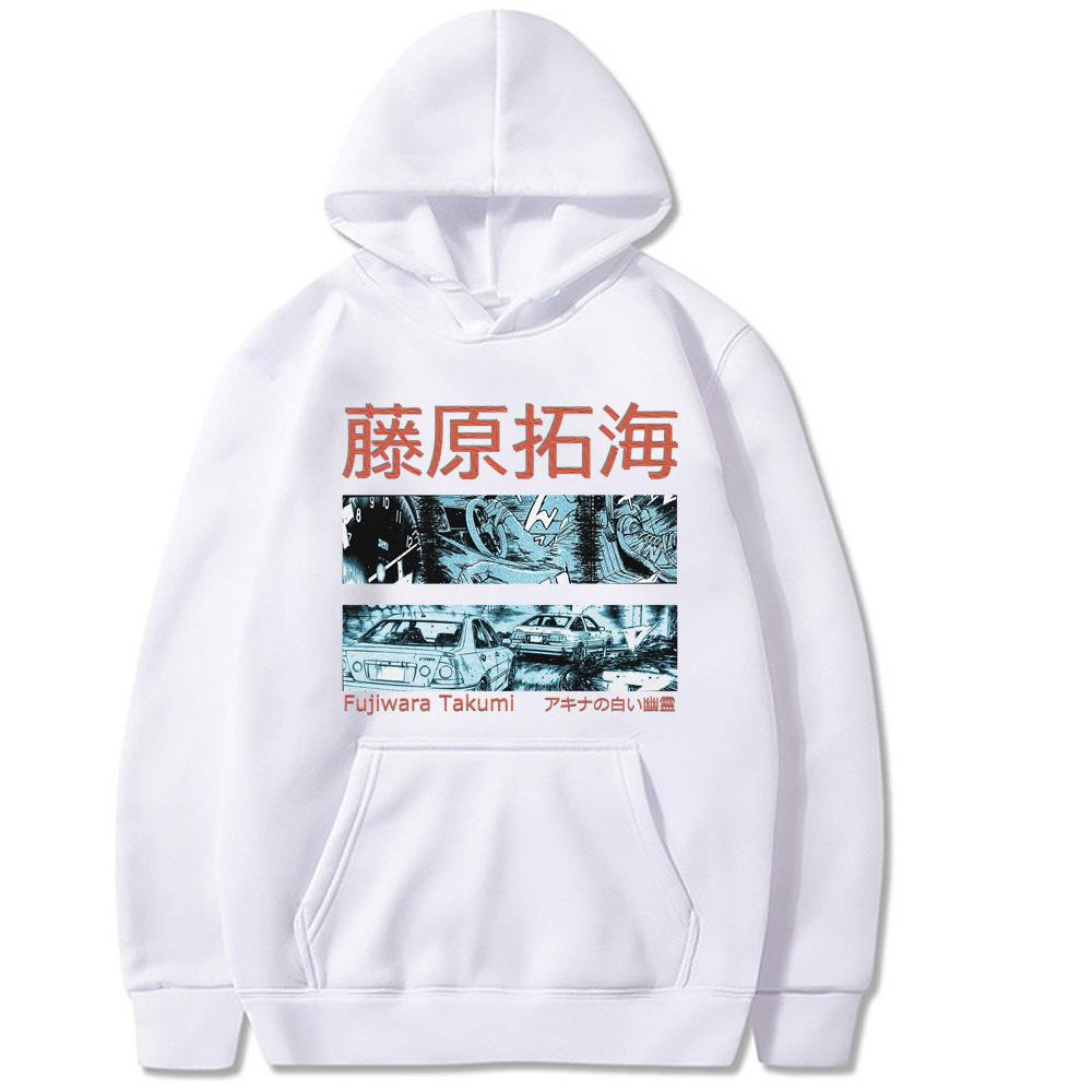Initial D Fujiwara Takumi New Men's Hoodie Vintage Unisex Pullover Men Vintage Graphic Hoody Tops Oversize Clothing Streetwear