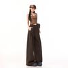 2026 Spring Women's Wide-Leg Pleated Retro Casual Pants