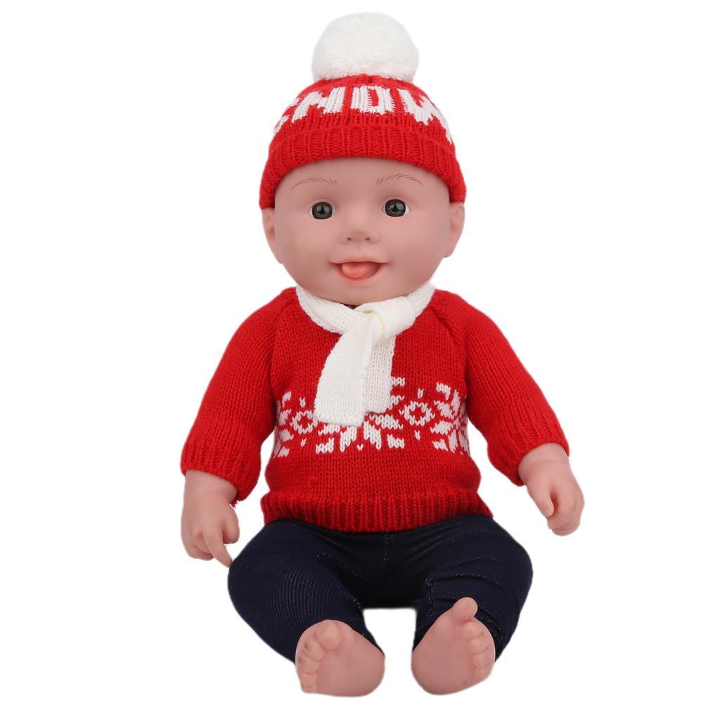 Baby Girl Doll Clothes Christmas Sweater Pants Hats Doll Accessories for 18inch DollQ18-782