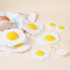 Simulation Fried Egg Squeeze Toy Anti-anxiety Fake Poached Egg Model Realistic Simulated Food Toy DIY Decoration Ornament Party Favors