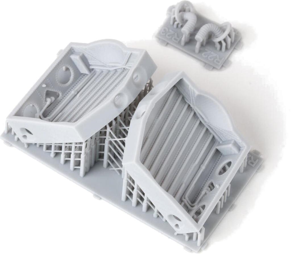 Eduard 1/48 Brassin P-40 Landing Gear Well (for Eduard) Plastic Model Kit Parts EDU6481067 (Airplane)