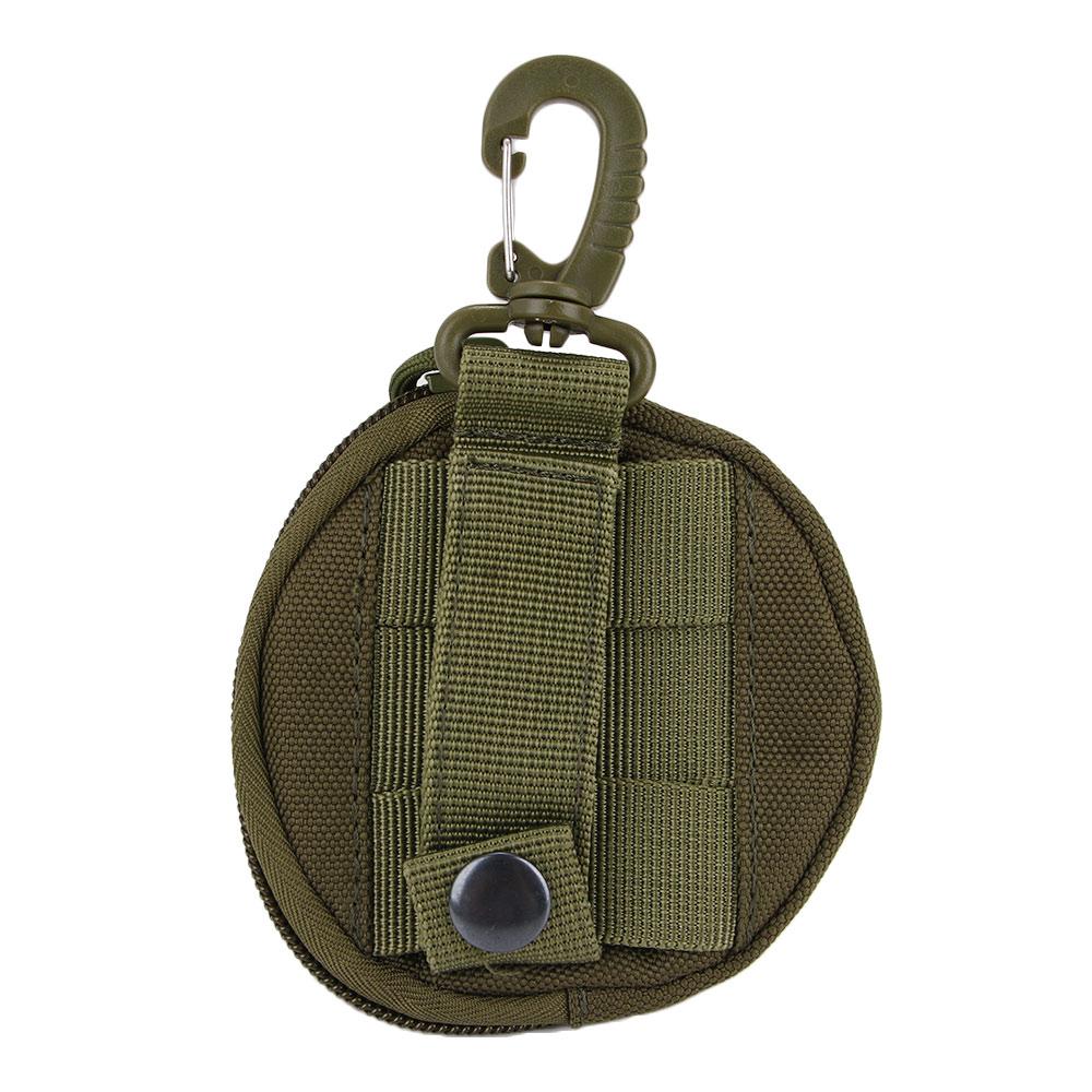 with Hook Clip Outdoor Tool EDC Bag Coin Purses Key Holder Pouch Wallet