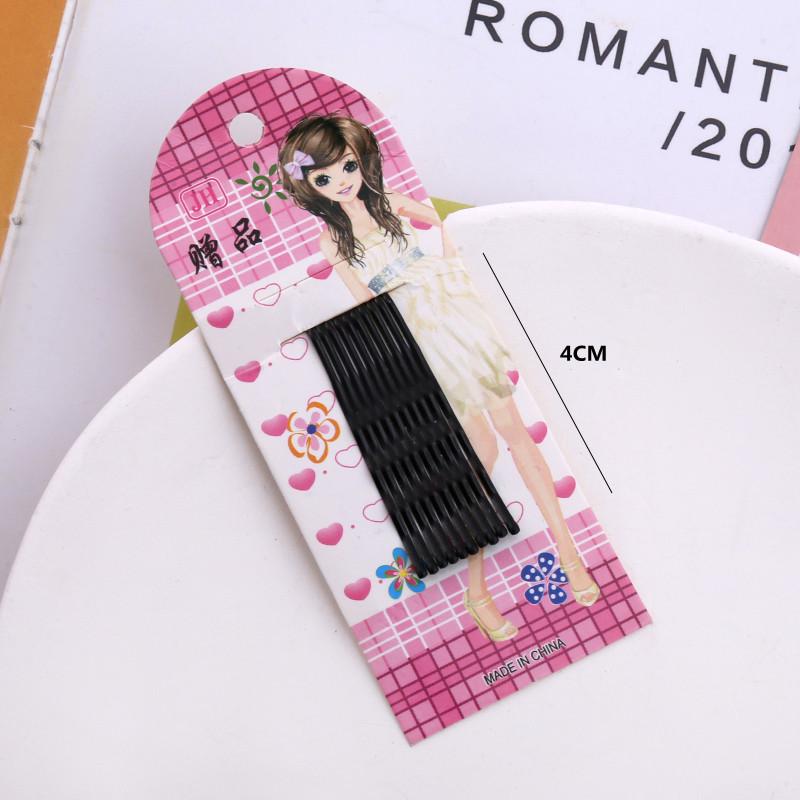 

Набор заколок для волос Dongdaemun Black Wave — универсальные женские челки и зажимы для швов