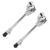 Pair Bass Drum Leg with Fixed Bracket Anti‑Rust Stable for Percussion Instrument