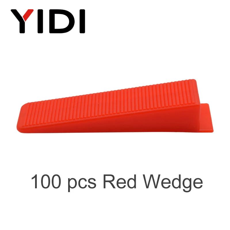 100pz Sistema di Livellamento per Piastrelle 1/1.5/2/2.5/3mm Clip di Livellamento per Piastrelle Ceramiche, Cuneo Distanziatore per Piastrelle a Muro e Pavimento, Pinza Livellatrice per Piastrelle