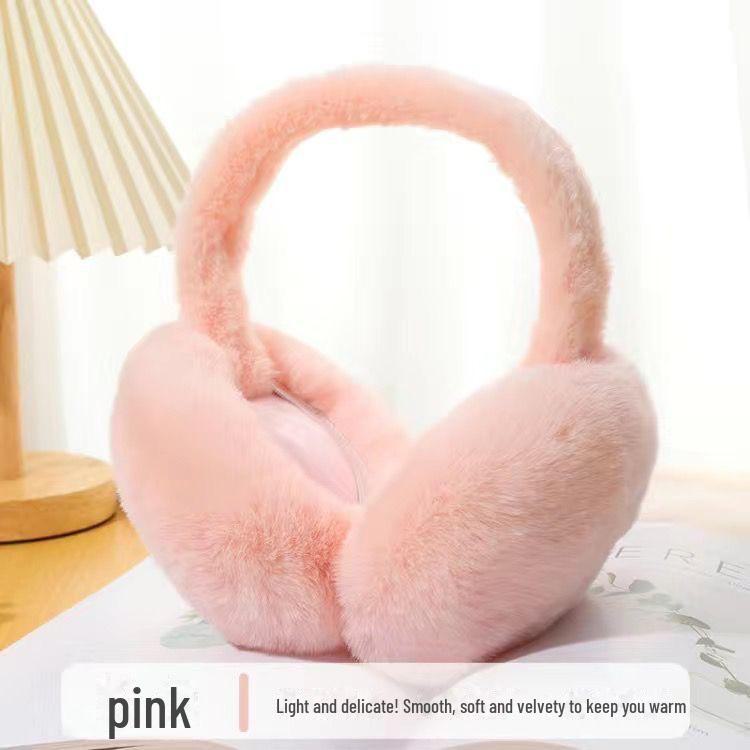 Cozy Folding Winter Earmuffs: Unisex Plush Warm Ear Protection Hat