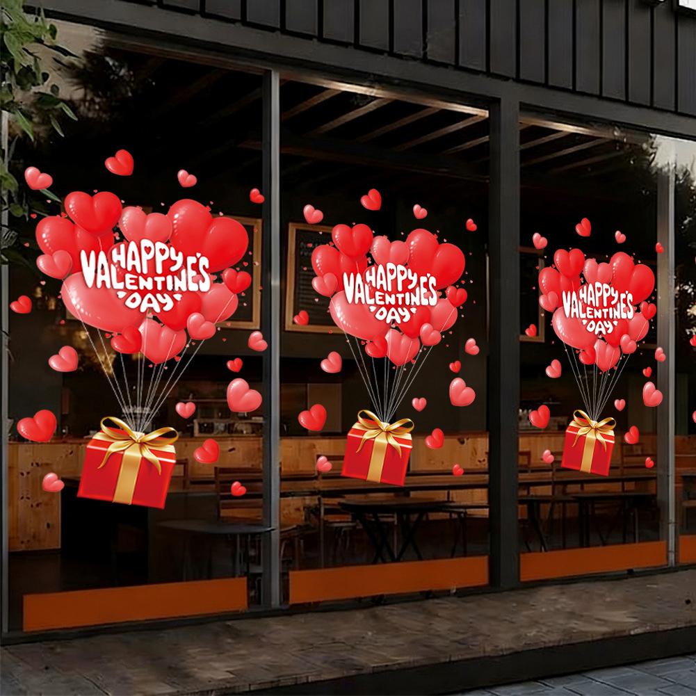 Red Heart Designs Heart Window Decals Window Clings