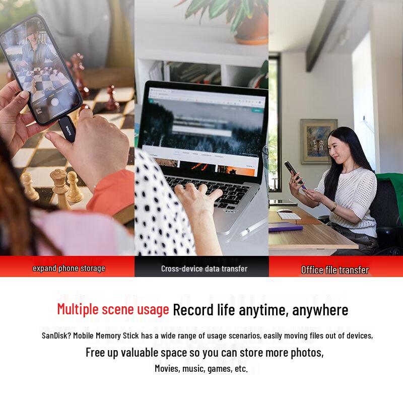 SanDisk Type-C USB Flash Drive for Phones & Computers