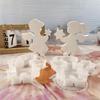 Desk Ornament Mould Flexible Silicone Mold for Boy and Girl Holding Star Tabletop Decoration Jewelry Making Supplies