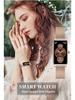 ZX19 Women's Smartwatch - Heart Rate, Blood Pressure, Menstrual Cycle Alerts, Changeable Dial, Touch Screen.