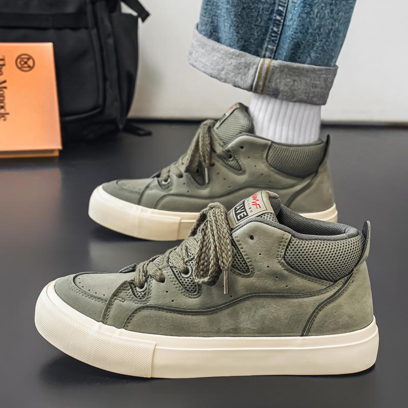 Board shoes niche explosive low-top medium-top bread shoes spring and autumn new retro college casual sports shoes