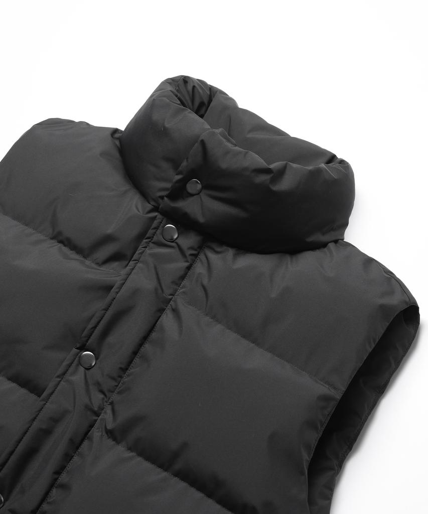 Lemain Second 2Way Oversized Volume Wellon Puffer Vest [Black]