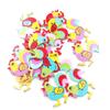 50Pcs Cartoon Rooster Chicken Wooden Buttons 2 Holes DIY Sewing Scrapbook Decor