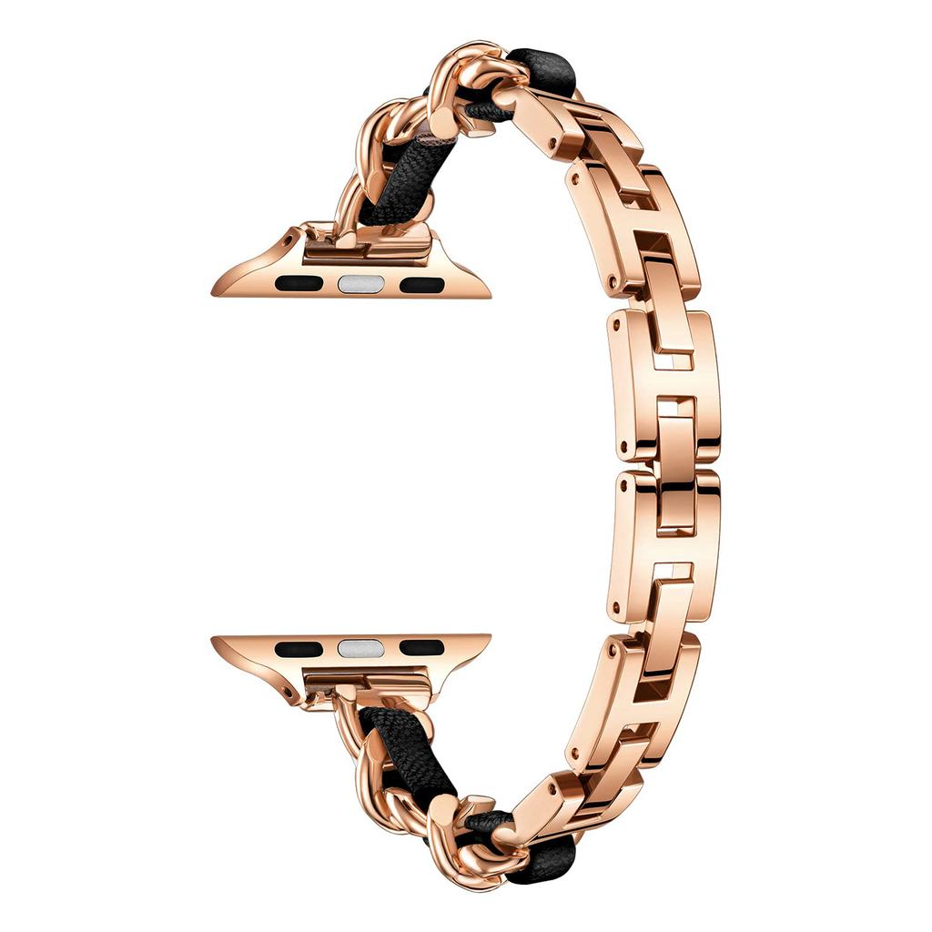 KALEBOL Single Row Beaded Strap for Apple Watch Series 11 10 42mm/9 8 7 41mm/SE3 SE2 SE 6 5 4 40mm/3 2 1 38mm Zinc Alloy Watchband