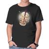 Unisex Crew Neck T-Shirt Bubble Halloween Graphic Short Sleeve Casual Tee