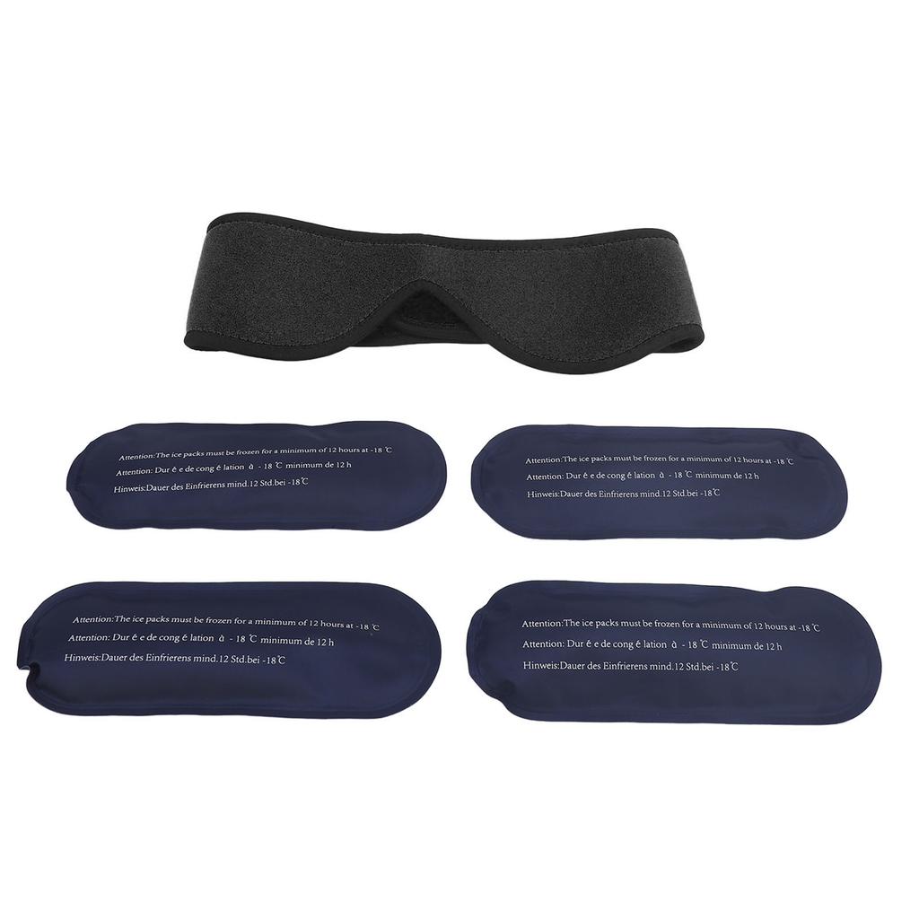 Face Ice Pack Professional Relieve Muscle Fatigue Swelling Relief Hot and Cold Compress Ice Pack Wrap for Jaw Chin Dental