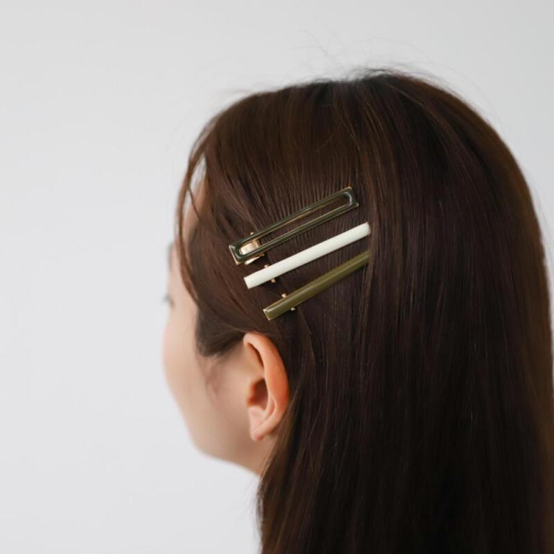 Zromi Hairpin Straight Monochromatic Women's Kitsch Look Retro