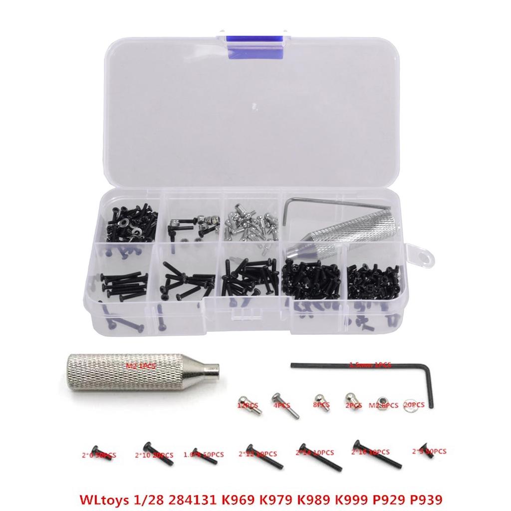 Wltoys Remote Control Car Screw Tool Box for 284131, K969, K979, K989, K999, P929, P939 Models