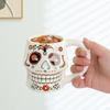 Halloween Skull Coffee Mug 400ML 3D Ghost Ceramic Mug Creative Funny Water Cup Breakfast Milk Cup Home Drinking Halloween Gift