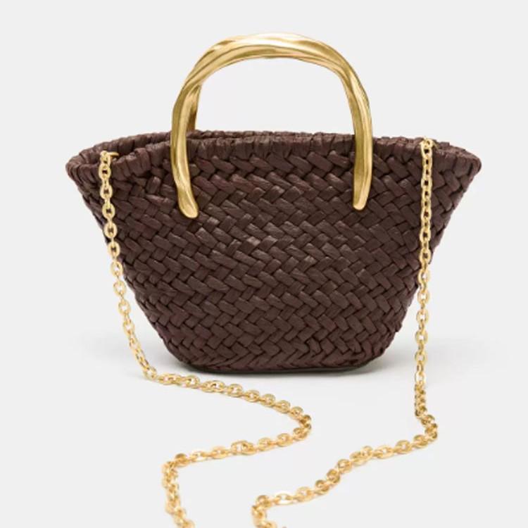 Vintage New Woven Grass Woven Women s Bag