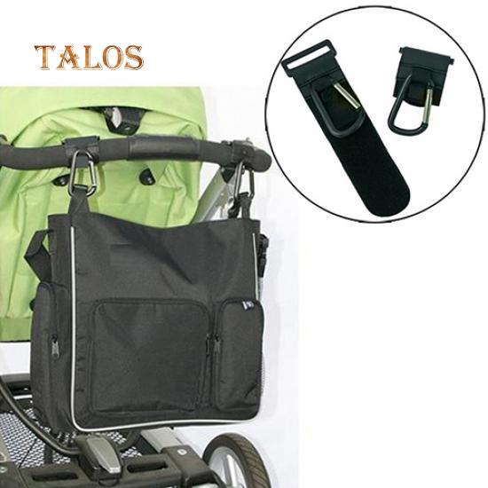 TMC Universal Baby Kinderwagen Kinderwagen Windel Einkaufstasche Aufhänger Metall Haken Halter Clip Zubehör