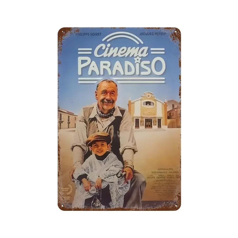 Retro Movie Metal Sign Classic American Films Wall Plate Poster Perfect for Bar Club and Home Decor