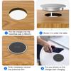 Built In Desktop Wireless Charger Desktop Furniture Embedded Qi 15W Fast Wireless Charger Charging For iPhone 11 Samsung Xiaomi