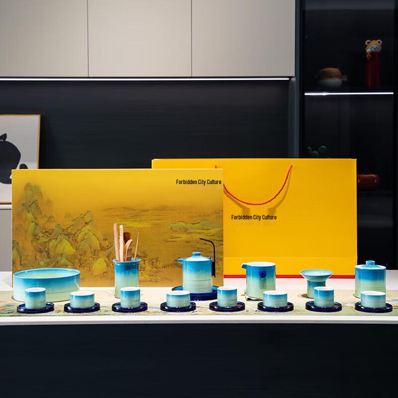 Chinese Imperial Landscape Tea Set