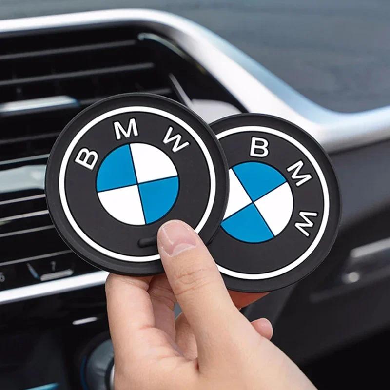 Dla BMW M X3 X5 X6 Samochodowy Wewnętrzny Antypoślizgowy Podkładka Pod Kubek Mata Wodoodporna Podkładka Pod Szklankę Dla BMW M Serii 3 4 5 G30 G32 G01 G02 G05 G22 E60 E90