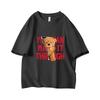 Y2K Cute Teddy Bear Oversized Short Sleeve O Neck T Shirt Graphic Print 100 Cotton 2000s Women Tops Clothes Summer
