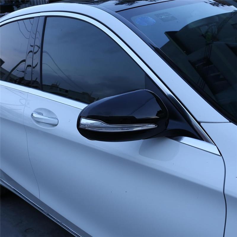 Car Rearview Mirror Cap Cover For Mercedes Benz C E GLC Class W205 X253 W213 W222 Replace 0998110122 0998110222-A99D