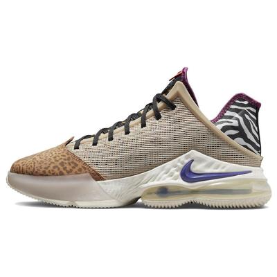 LeBron 19 Low Safari Heren Sneakers Tan DM1058-200