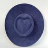 Men's vegan suede hat, women's heart-shaped crown logoengraving suitableforpyrographywide-brimmed hatcappelloluxuryhatsfor woman