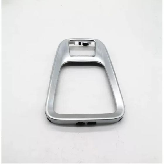 Suitable for Peugeot 3008 Gear Shift Panel Frame Silver Bracket Shift Knob Mount Dust Cover Trim Replacement Accessory