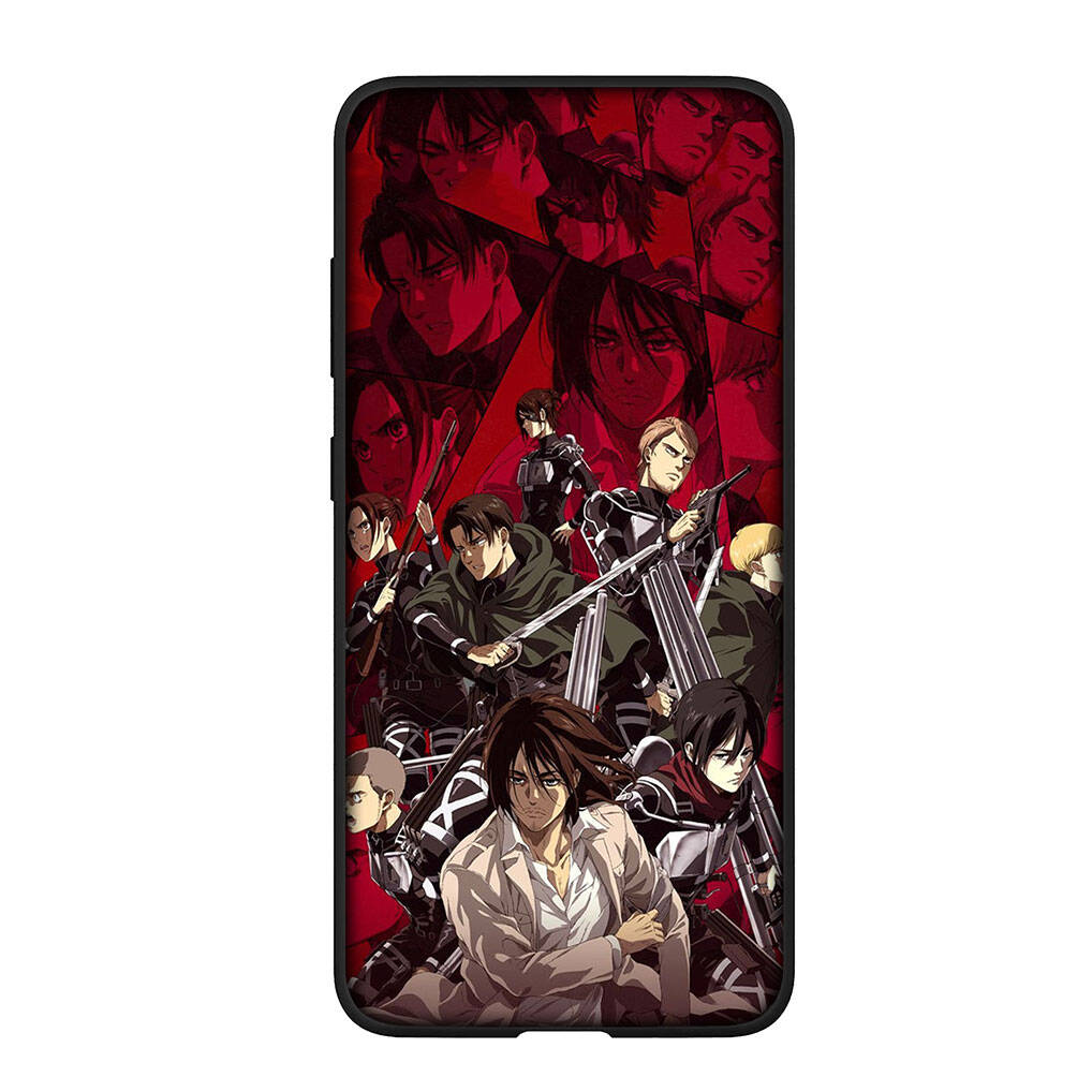 for Motorola Moto Edge 70 60 50 G54 G86 Samsung Galaxy S25 iPhone 17 16 15 Xiaomi Redmi Note 14 13 Pro Phone Case Wallpaper Attack on Titan Levi Cover