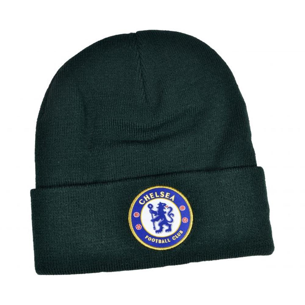 Chelsea FC Bronx Crest Knitted Turn Up Hat
